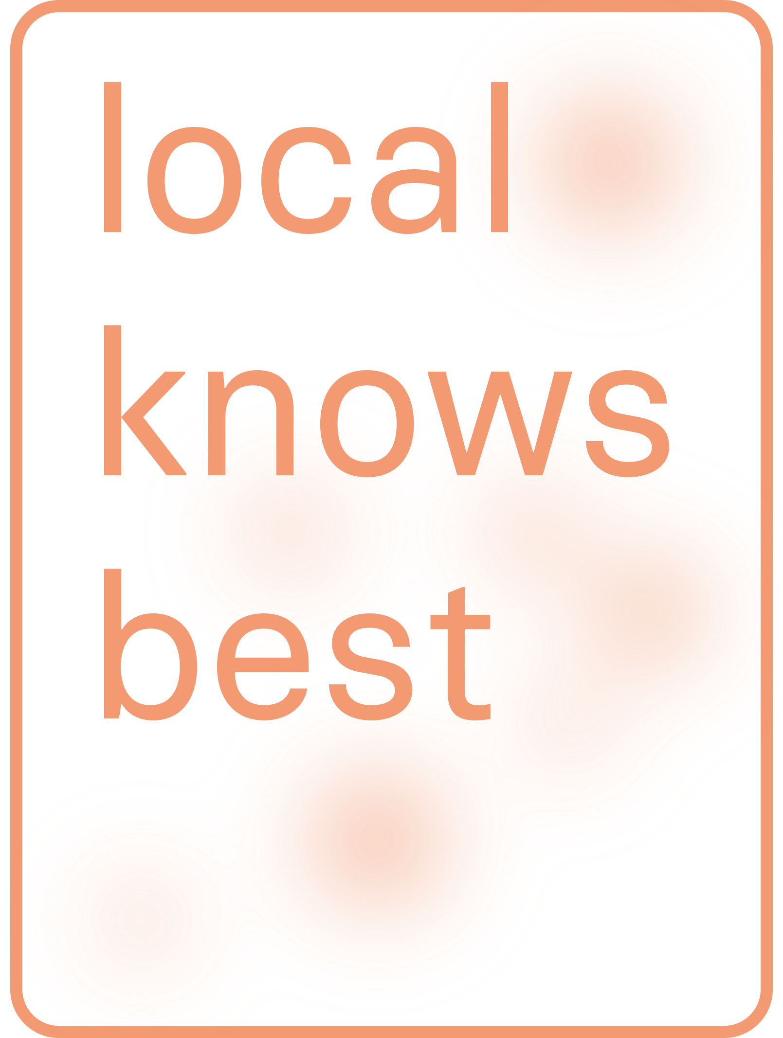 local knows best - the forum