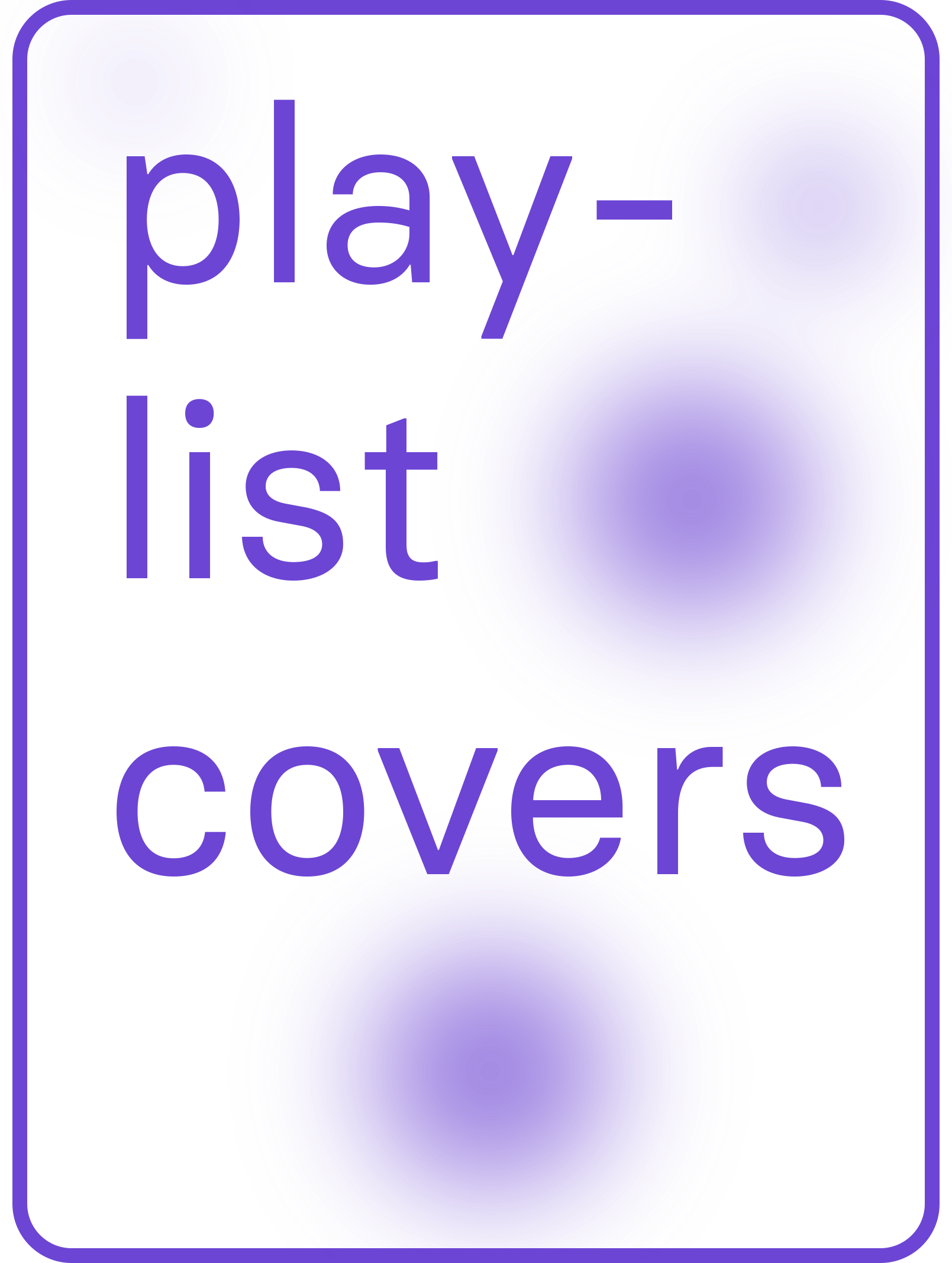 playlist cover series